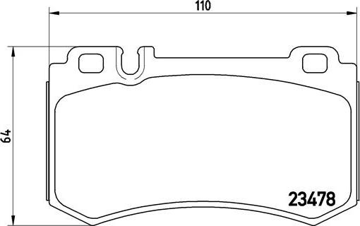 Brembo P 50 061 - Гальмівні колодки, дискові гальма avtolavka.club