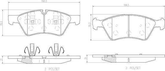 Brembo P50063N - Гальмівні колодки, дискові гальма avtolavka.club