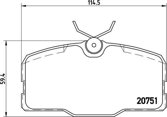 Brembo P 50 006 - Гальмівні колодки, дискові гальма avtolavka.club