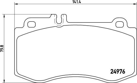 Brembo P 50 087 - Гальмівні колодки, дискові гальма avtolavka.club