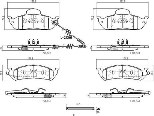 Brembo P50039N - Гальмівні колодки, дискові гальма avtolavka.club