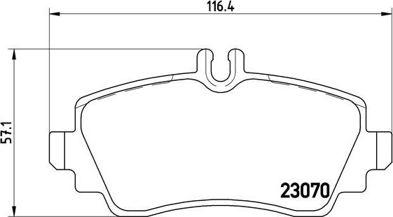 Brembo P 50 035 - Гальмівні колодки, дискові гальма avtolavka.club