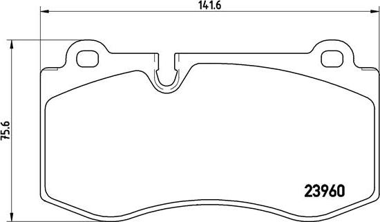 Brembo P 50 074X - Гальмівні колодки, дискові гальма avtolavka.club