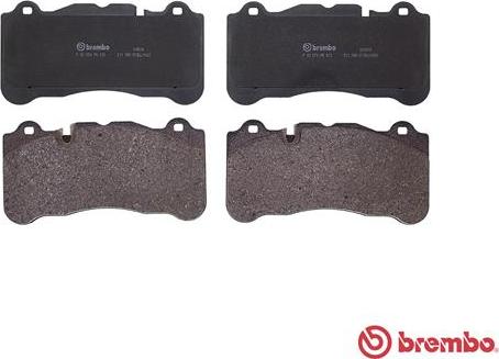 Brembo P 50 078 - Гальмівні колодки, дискові гальма avtolavka.club