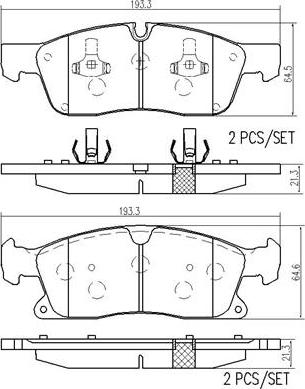 Brembo P50109N - Гальмівні колодки, дискові гальма avtolavka.club