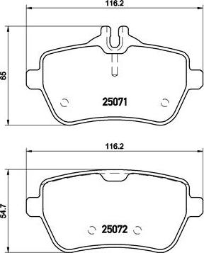 Brembo P 50 103 - Гальмівні колодки, дискові гальма avtolavka.club