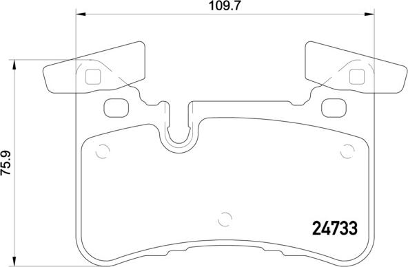 Brembo P 50 110 - Гальмівні колодки, дискові гальма avtolavka.club