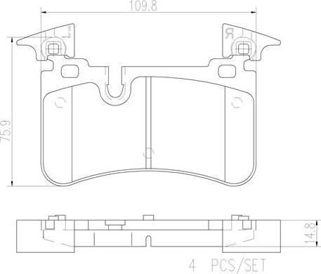 Brembo P50113N - Гальмівні колодки, дискові гальма avtolavka.club