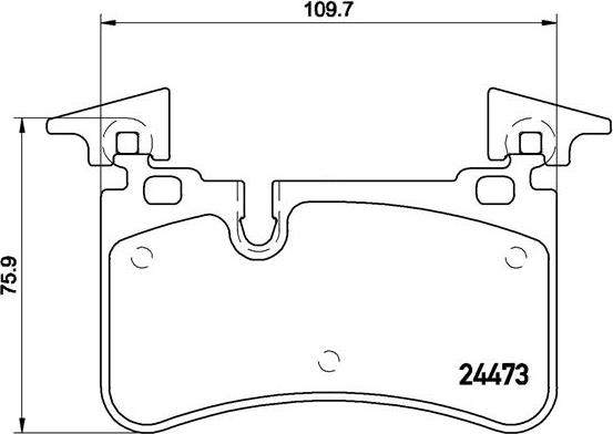 Brembo P 50 113 - Гальмівні колодки, дискові гальма avtolavka.club