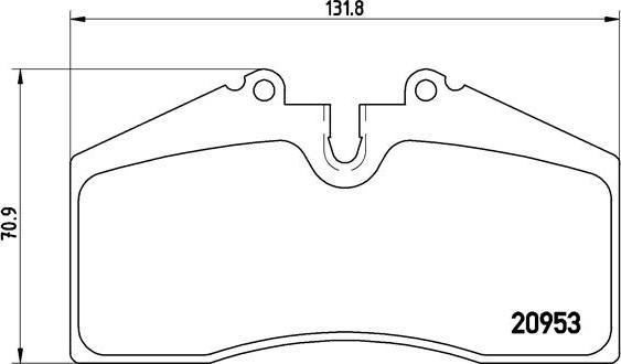 Brembo P 65 005 - Гальмівні колодки, дискові гальма avtolavka.club