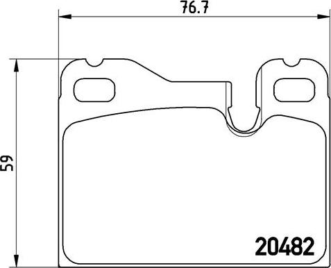 Brembo P 65 003 - Гальмівні колодки, дискові гальма avtolavka.club