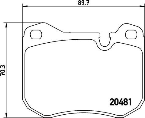 Brembo P 65 002 - Гальмівні колодки, дискові гальма avtolavka.club