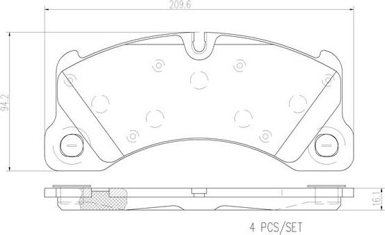 Brembo P65017N - Гальмівні колодки, дискові гальма avtolavka.club