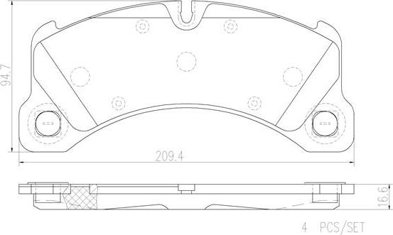 Brembo P65026N - Гальмівні колодки, дискові гальма avtolavka.club