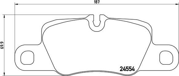 Brembo P 65 020 - Гальмівні колодки, дискові гальма avtolavka.club