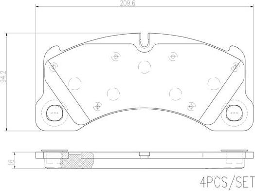 Brembo P65021N - Гальмівні колодки, дискові гальма avtolavka.club