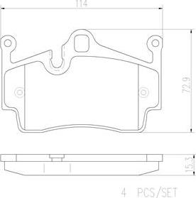 Brembo P65028N - Гальмівні колодки, дискові гальма avtolavka.club