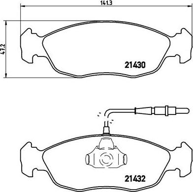 Brembo P 61 054 - Гальмівні колодки, дискові гальма avtolavka.club