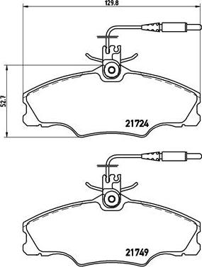 Brembo P 61 056 - Гальмівні колодки, дискові гальма avtolavka.club