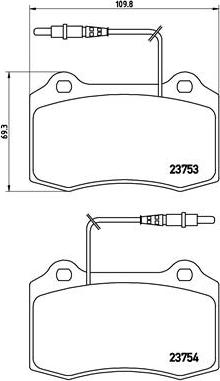 Brembo P 61 064 - Гальмівні колодки, дискові гальма avtolavka.club