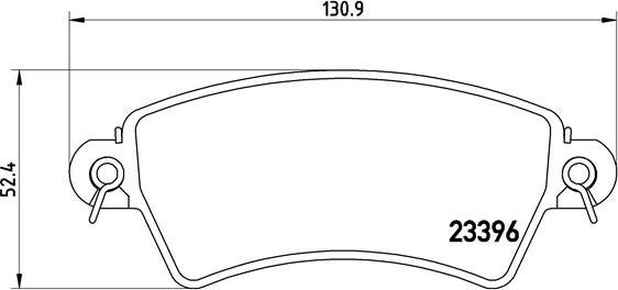 Brembo P 61 065 - Гальмівні колодки, дискові гальма avtolavka.club