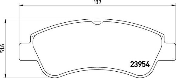 Brembo P 61 066X - Гальмівні колодки, дискові гальма avtolavka.club