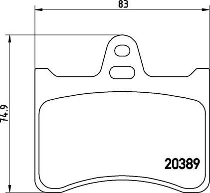 Brembo P 61 019 - Гальмівні колодки, дискові гальма avtolavka.club