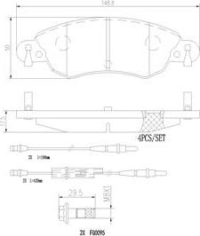 Brembo P61070N - Гальмівні колодки, дискові гальма avtolavka.club