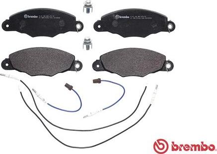 Brembo P 61 102 - Гальмівні колодки, дискові гальма avtolavka.club