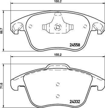 Brembo P 61 117X - Гальмівні колодки, дискові гальма avtolavka.club