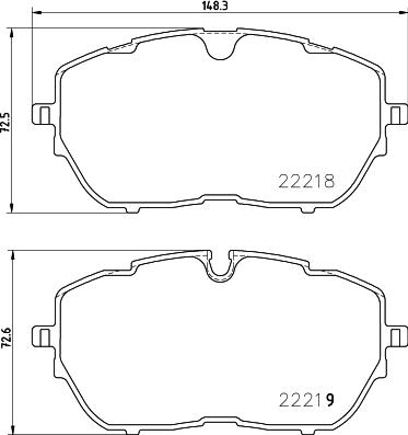 Brembo P 61 128 - Гальмівні колодки, дискові гальма avtolavka.club