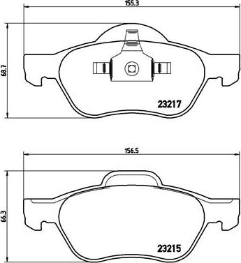 Brembo P 68 048X - Гальмівні колодки, дискові гальма avtolavka.club