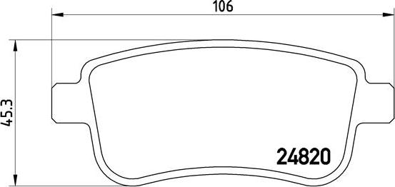 Brembo P 68 054 - Гальмівні колодки, дискові гальма avtolavka.club