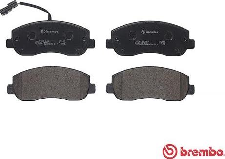 Brembo P 68 062 - Гальмівні колодки, дискові гальма avtolavka.club