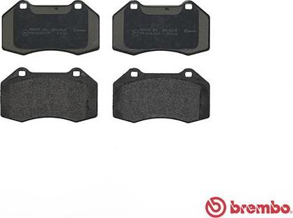 Brembo P 68 036 - Гальмівні колодки, дискові гальма avtolavka.club