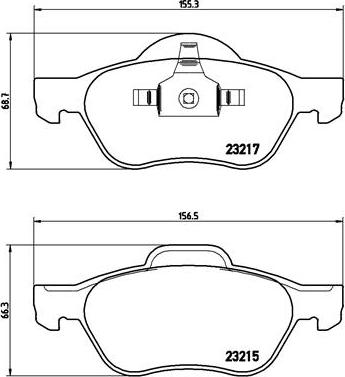 Brembo P 68 029 - Гальмівні колодки, дискові гальма avtolavka.club