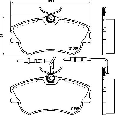 Brembo P 68 023 - Гальмівні колодки, дискові гальма avtolavka.club