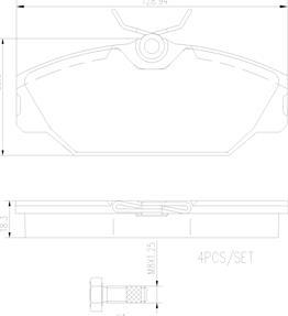 Brembo P68027N - Гальмівні колодки, дискові гальма avtolavka.club