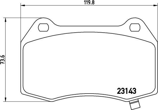 Brembo P 09 003 - Гальмівні колодки, дискові гальма avtolavka.club