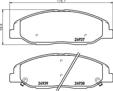 Brembo P 09 016 - Гальмівні колодки, дискові гальма avtolavka.club