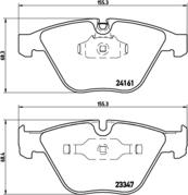 Brembo P 06 045 - Гальмівні колодки, дискові гальма avtolavka.club