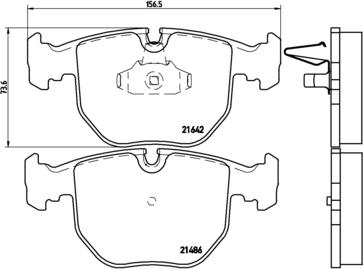 Brembo P 06 048 - Гальмівні колодки, дискові гальма avtolavka.club