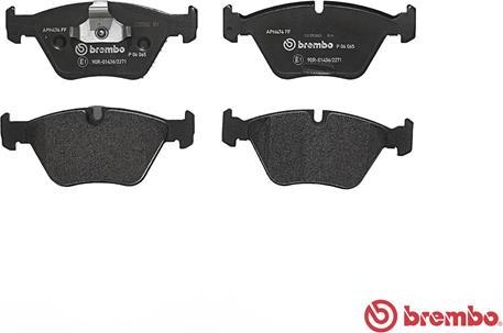 Brembo P 06 065 - Гальмівні колодки, дискові гальма avtolavka.club