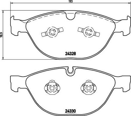 Brembo P 06 066 - Гальмівні колодки, дискові гальма avtolavka.club