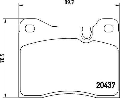 Brembo P06002N - Гальмівні колодки, дискові гальма avtolavka.club