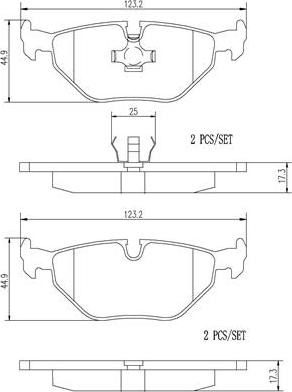 Brembo P06011N - Гальмівні колодки, дискові гальма avtolavka.club