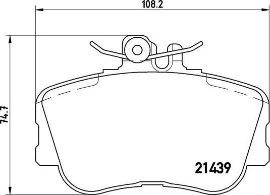 Brembo P 06 017 - Гальмівні колодки, дискові гальма avtolavka.club