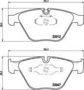 Brembo P 06 031 - Гальмівні колодки, дискові гальма avtolavka.club