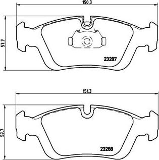 Brembo P 06 024 - Гальмівні колодки, дискові гальма avtolavka.club