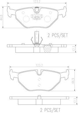 Brembo P06025N - Гальмівні колодки, дискові гальма avtolavka.club